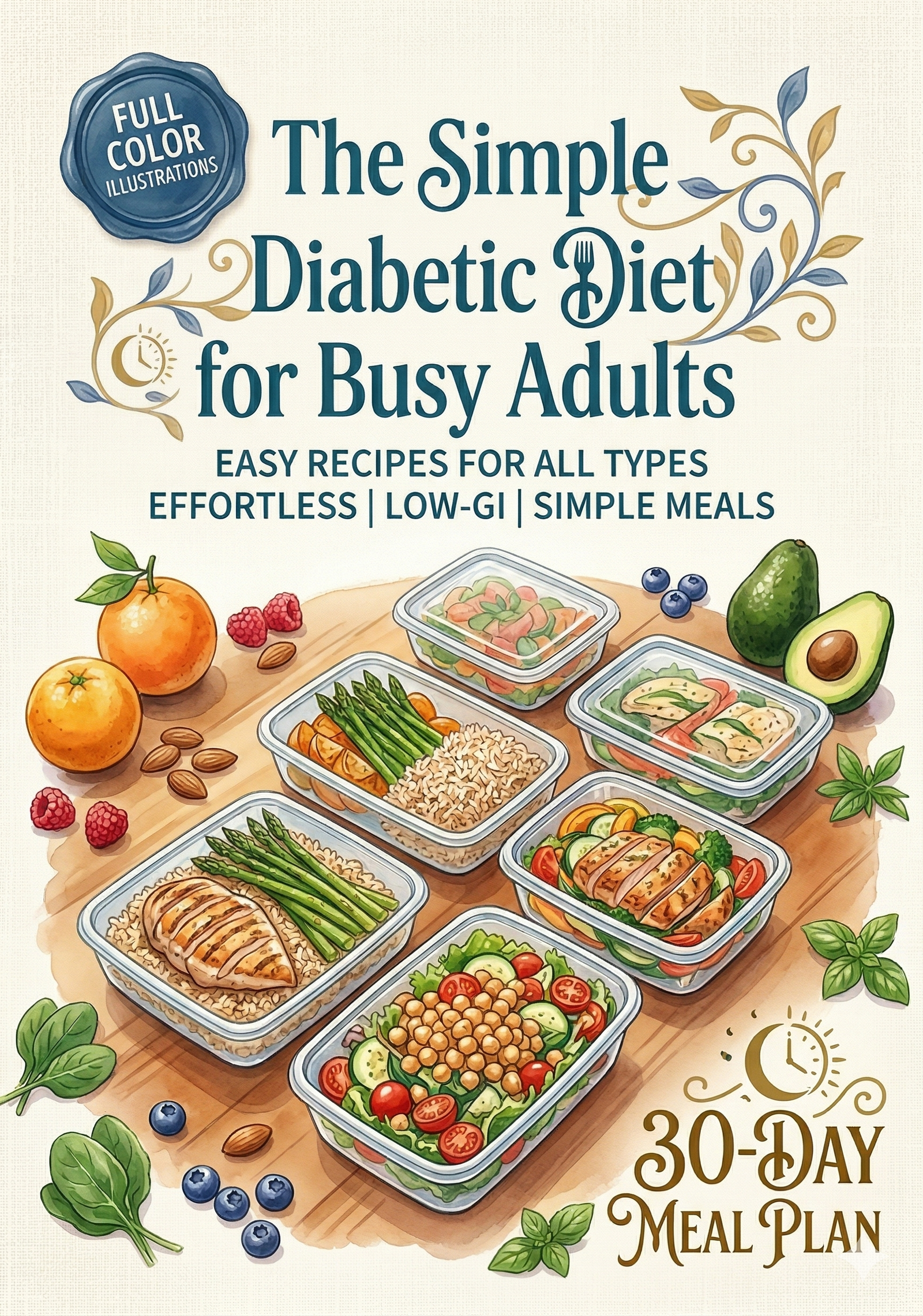 The Simple Diabetic Diet for Busy Adults